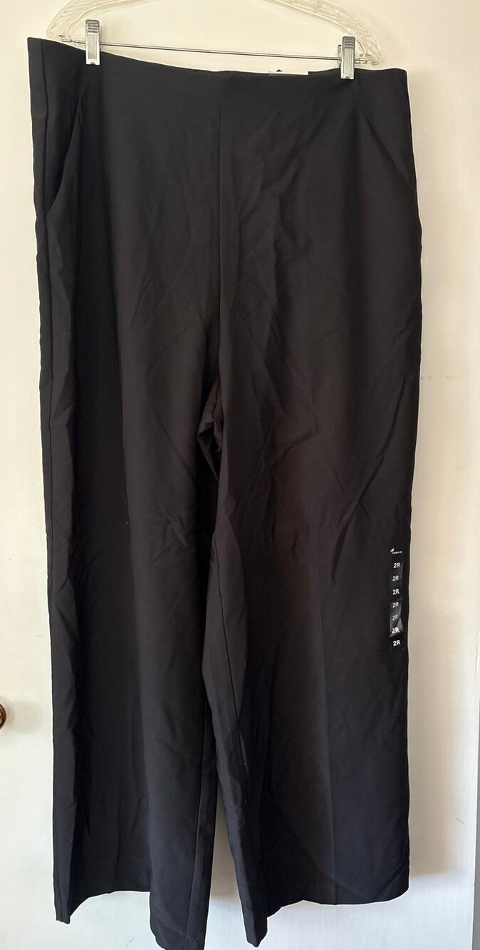 Torrid Comfort Flex High Waist Wide Leg Pants Size 2 2X Black NWT